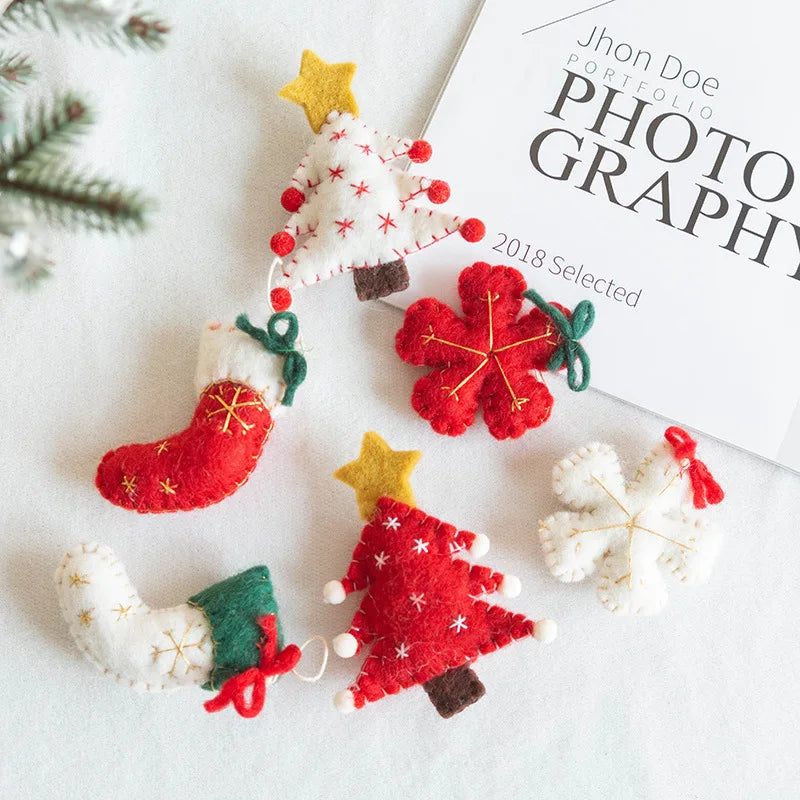 Wool Felt Christmas Ornaments