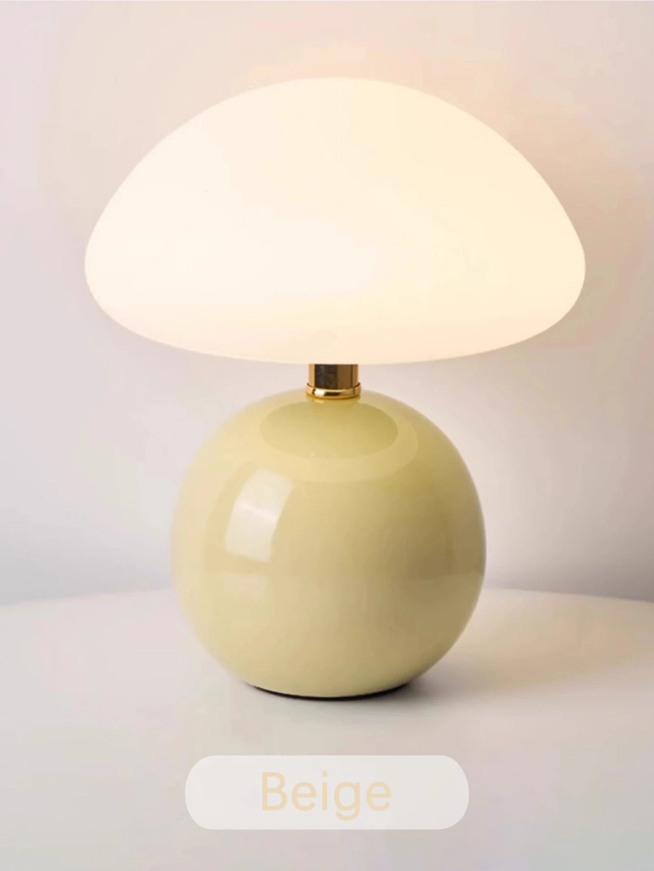 Colorful Mushroom Nightstand Lamp