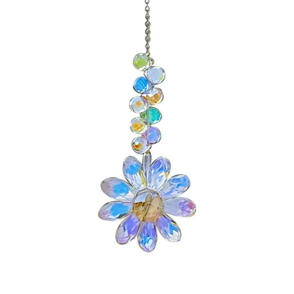 Crystal Sunflower Suncatcher