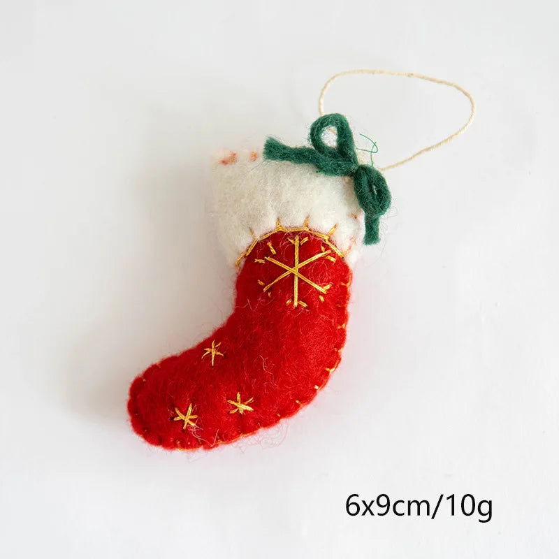 Wool Felt Christmas Ornaments