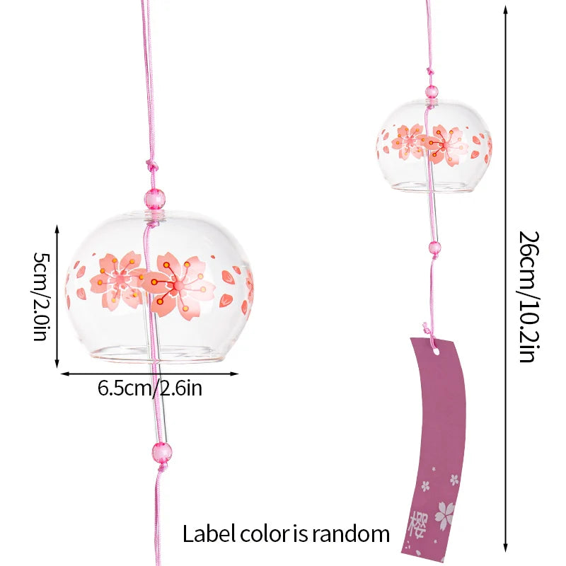 Japanese Sakura Glass Wind Chime