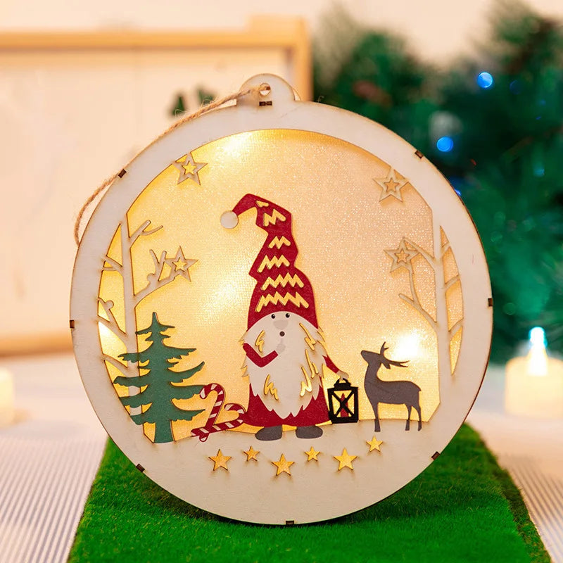 DIY Wooden Christmas Light-Up Ornament Kit