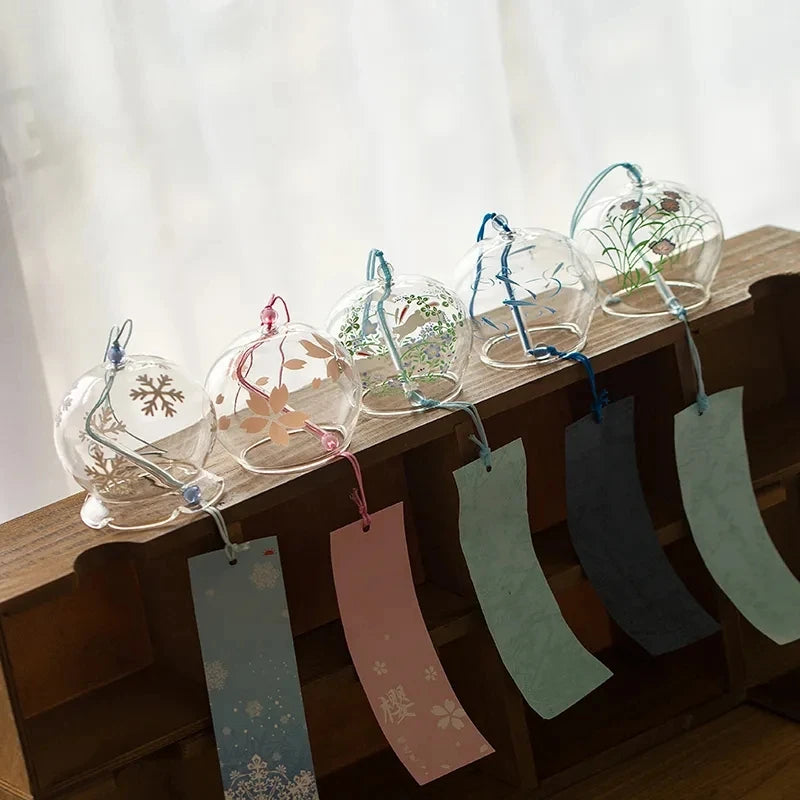 Japanese Sakura Glass Wind Chime