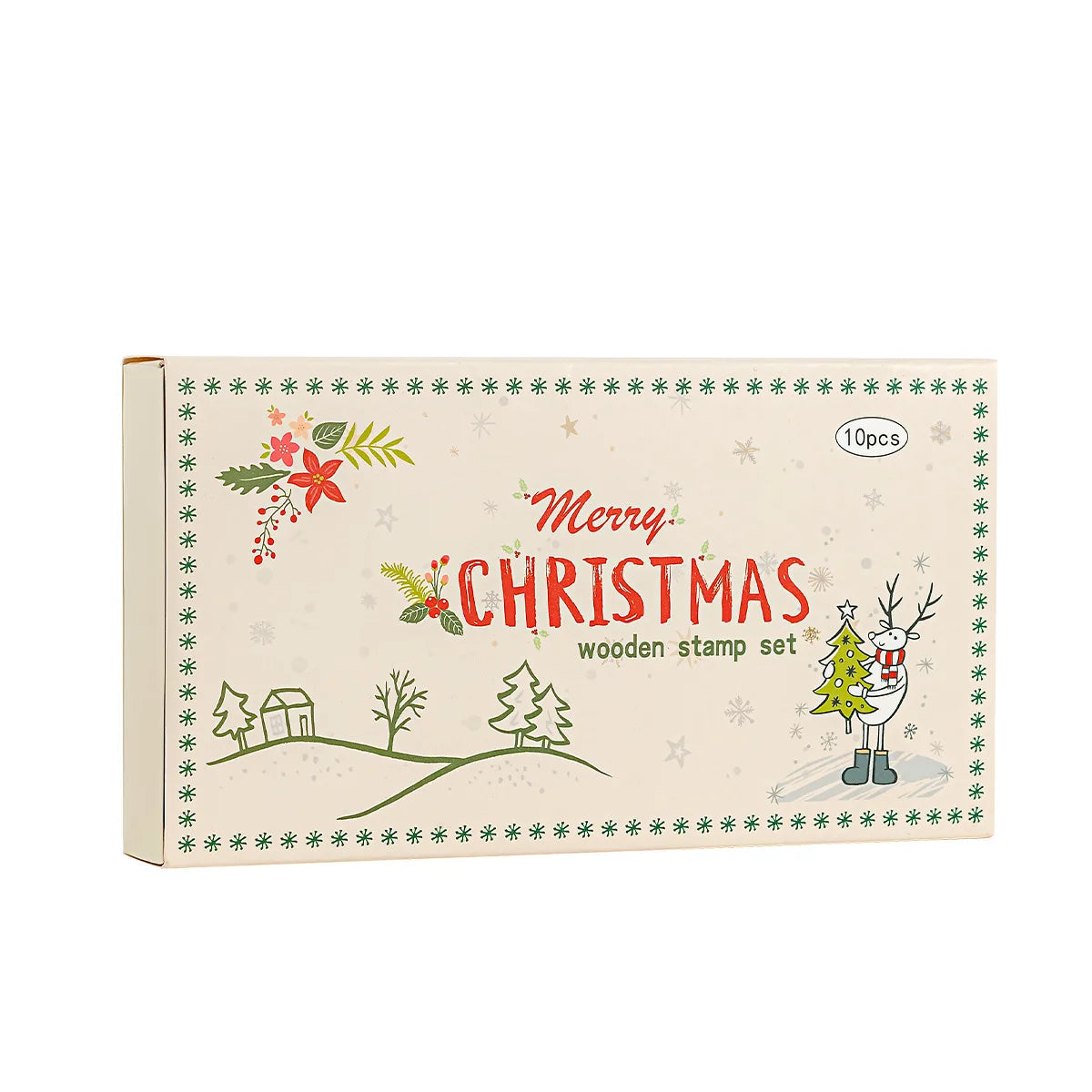 Christmas Stamp Set 10pcs