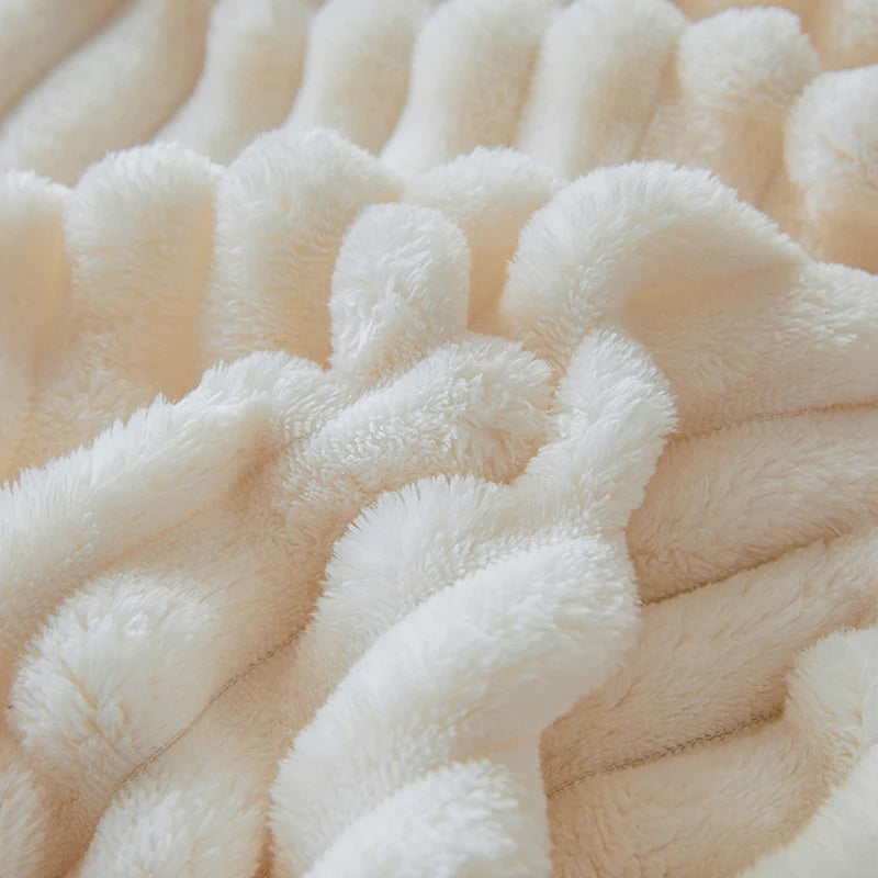 Soft Velvet Throw Fleece Blanket