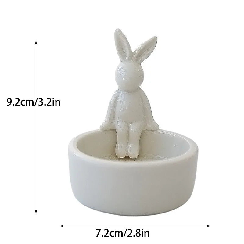 Cartoon Ceramic Candlestick Holder