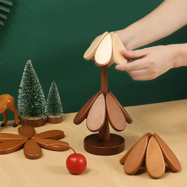 Rustic Wooden Tree Insulation Mat