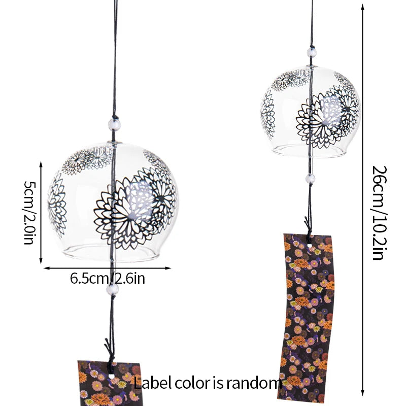 Japanese Sakura Glass Wind Chime