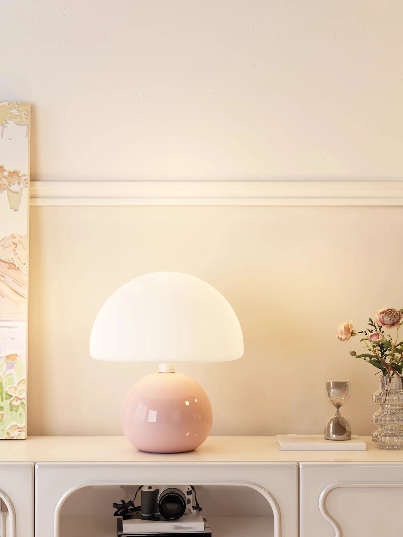 Colorful Mushroom Nightstand Lamp