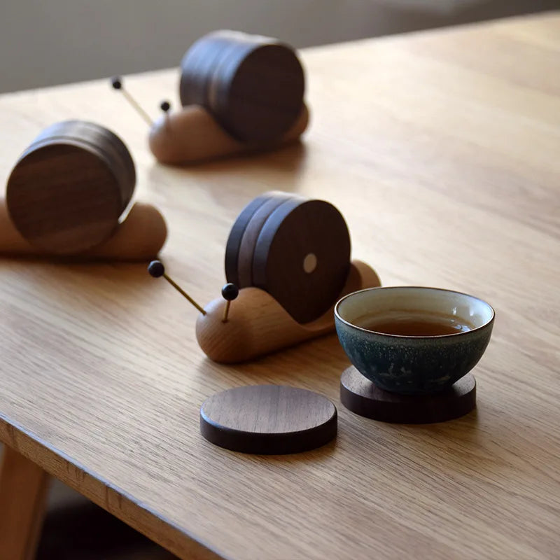 Snail Tea Coaster Set