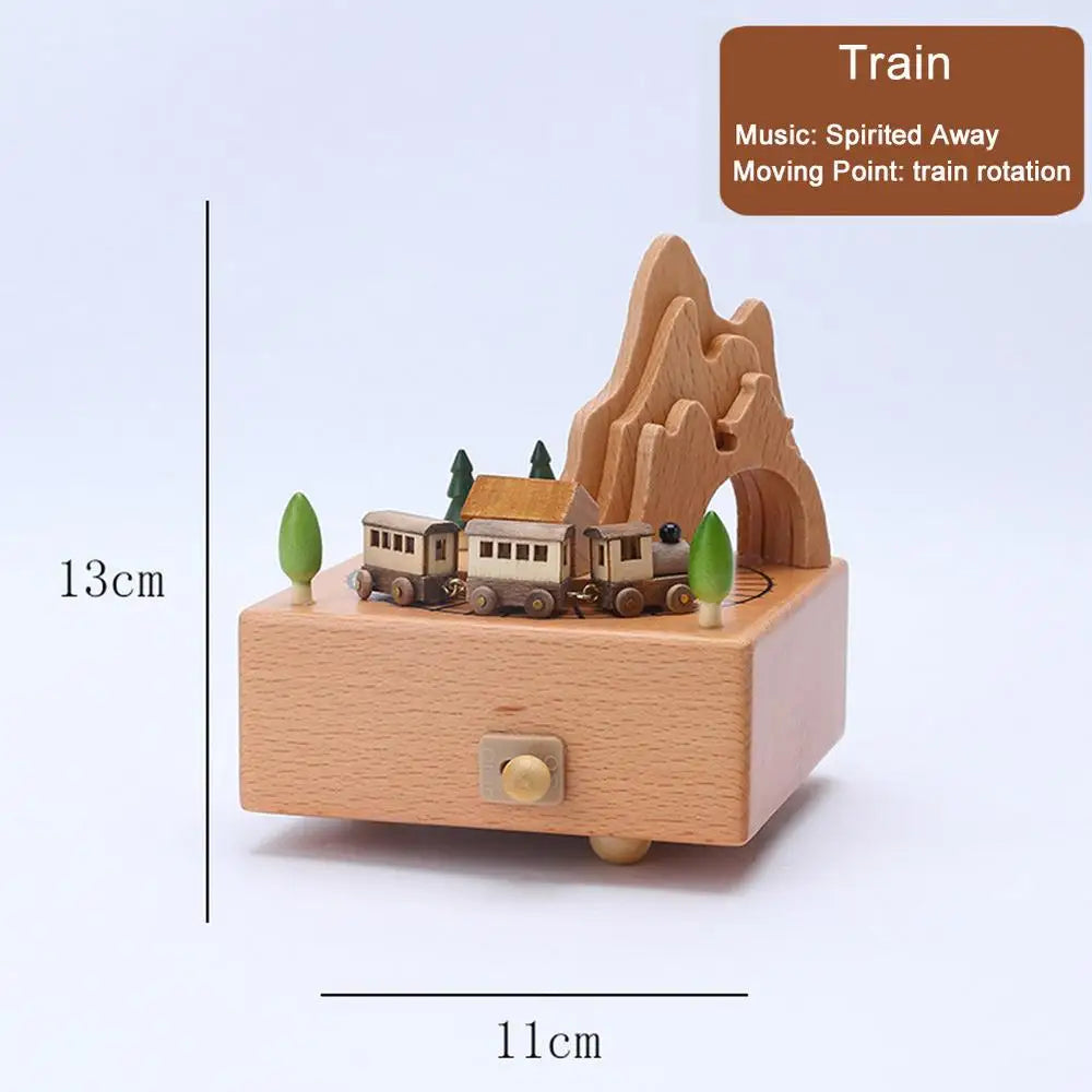 Vintage Wooden Music Box