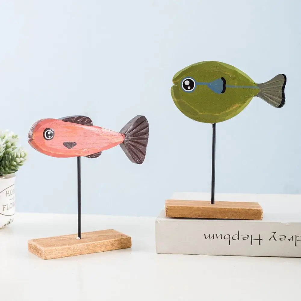 Nordic Wooden Fish Ornament