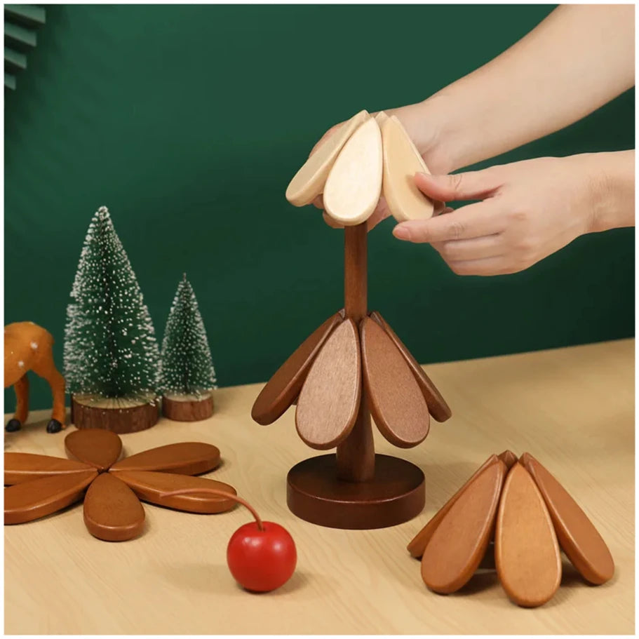 Rustic Wooden Tree Insulation Mat