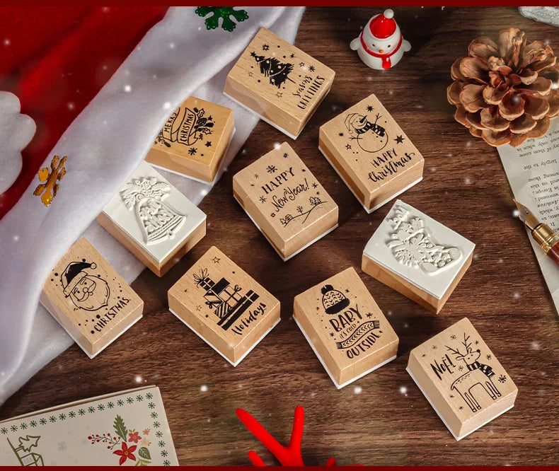 Christmas Stamp Set 10pcs