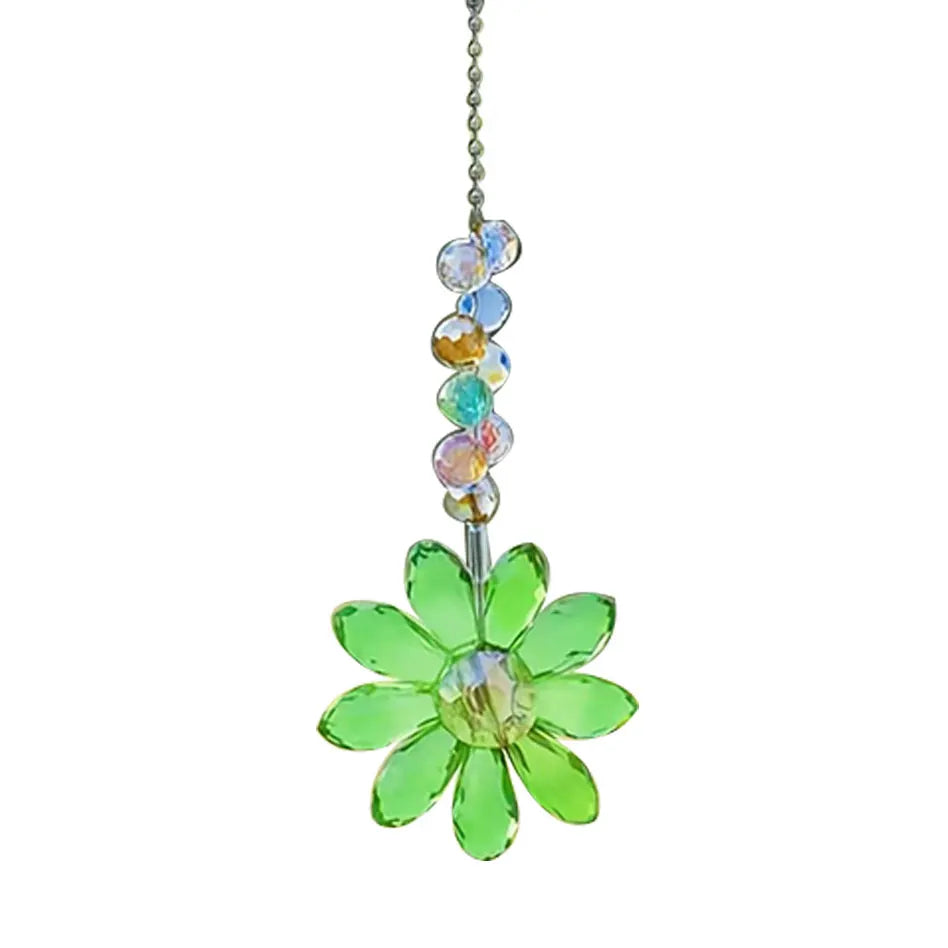 Crystal Sunflower Suncatcher