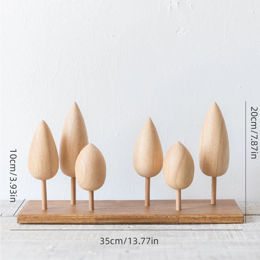 Mini Wooden House Decor