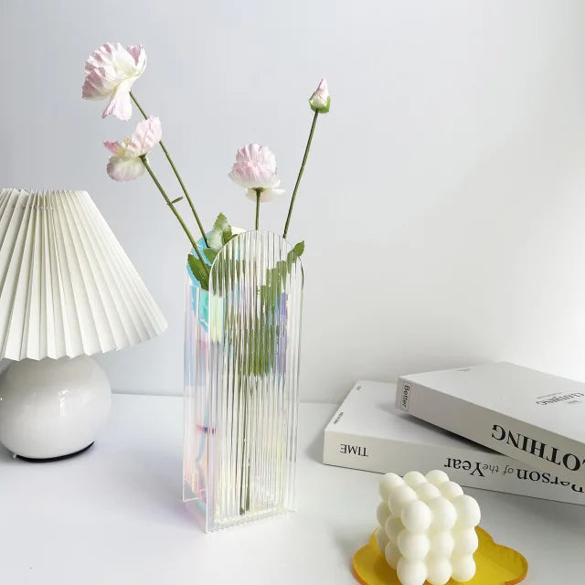 3D Rainbow Acrylic Vase