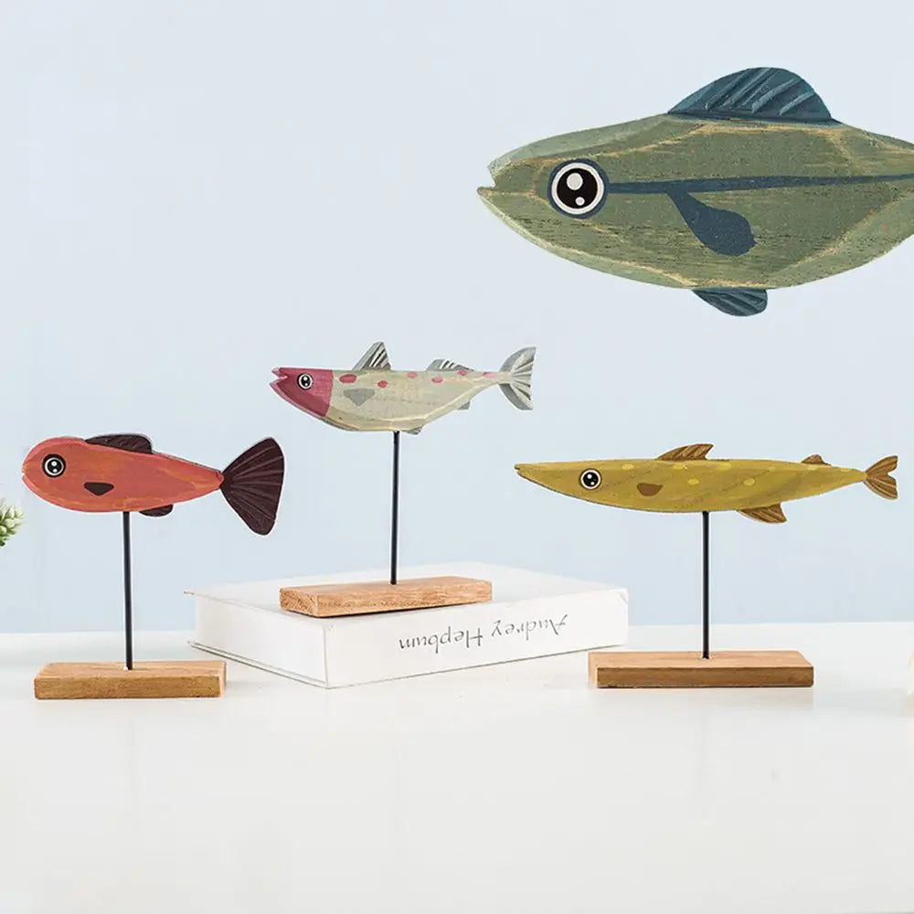 Nordic Wooden Fish Ornament