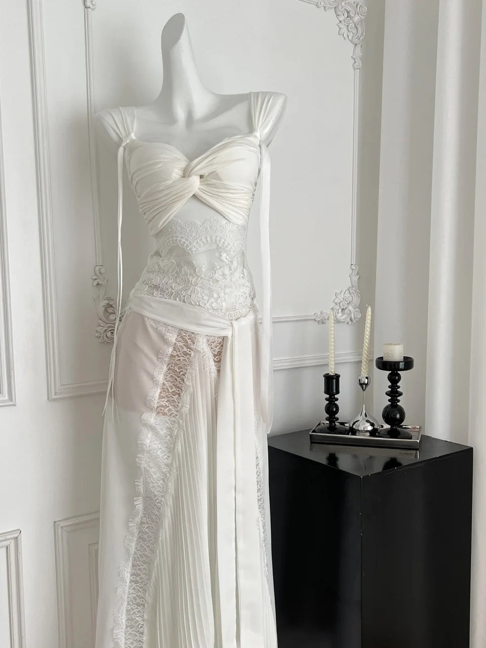Boho lace dress Two-Piece Set