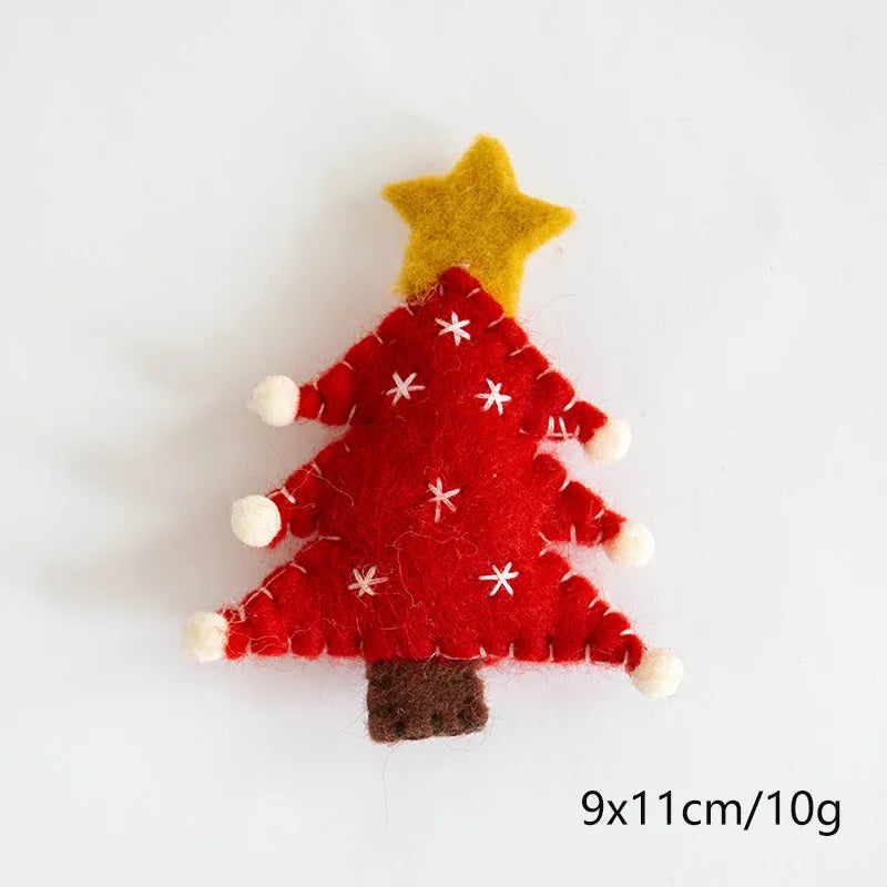 Wool Felt Christmas Ornaments