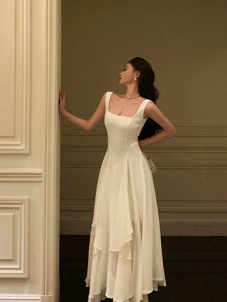 Summer Ruffle Midi Dress
