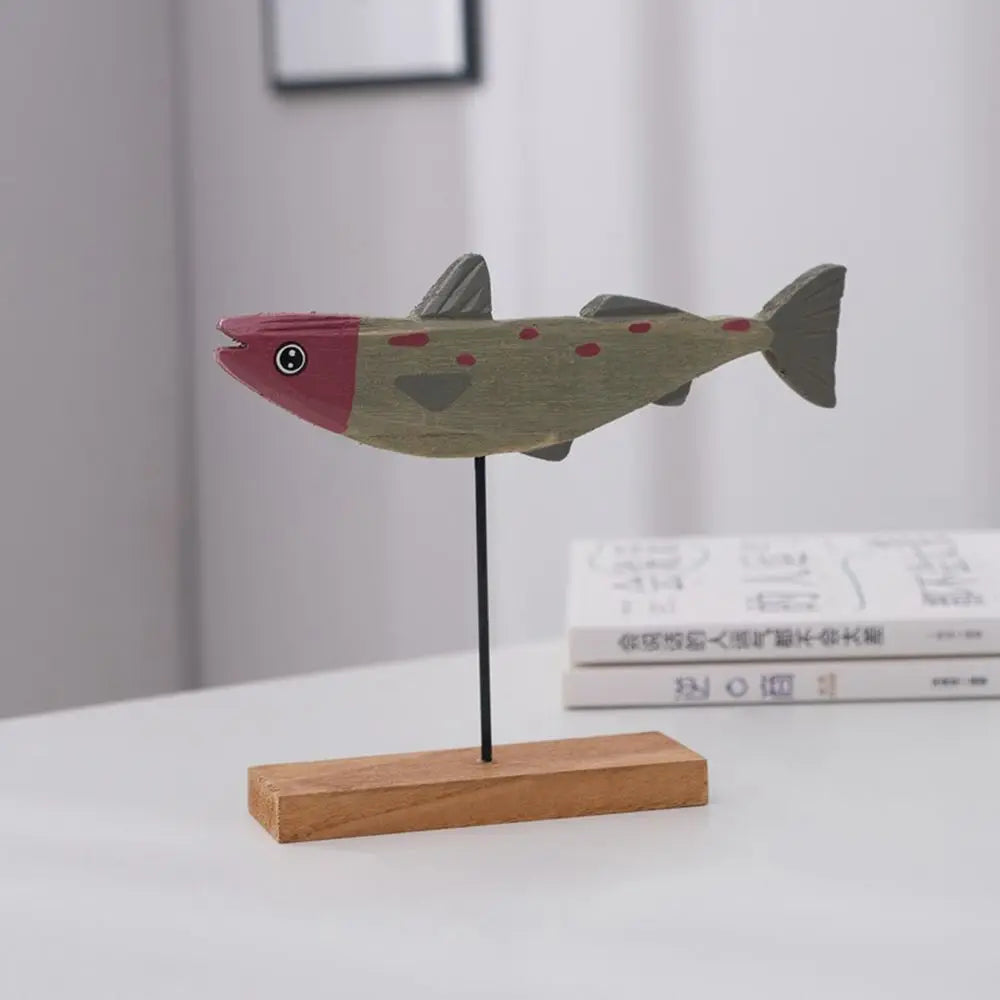 Nordic Wooden Fish Ornament