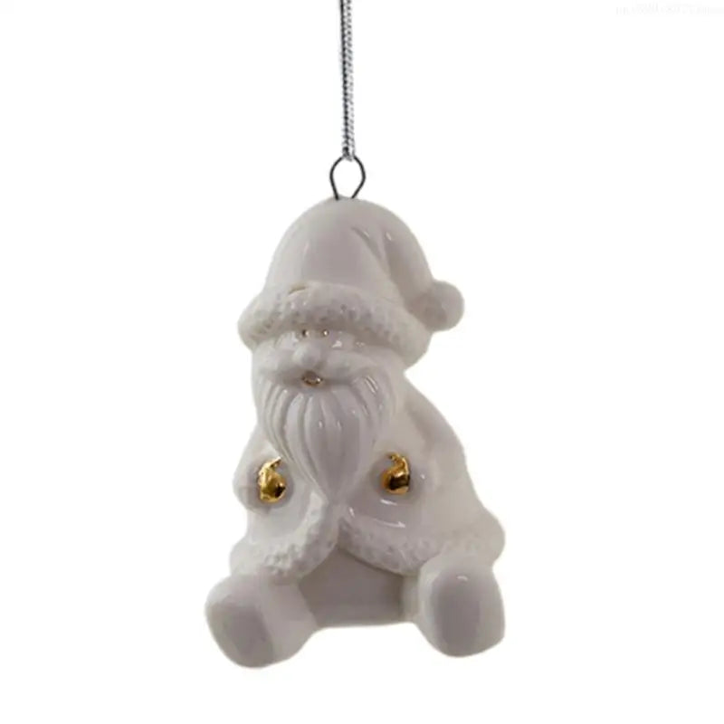 White Ceramic Christmas Tree Ornament