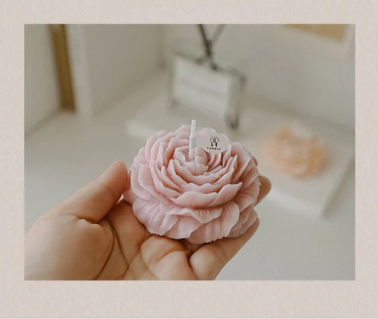 Peony Flower Scented Candle