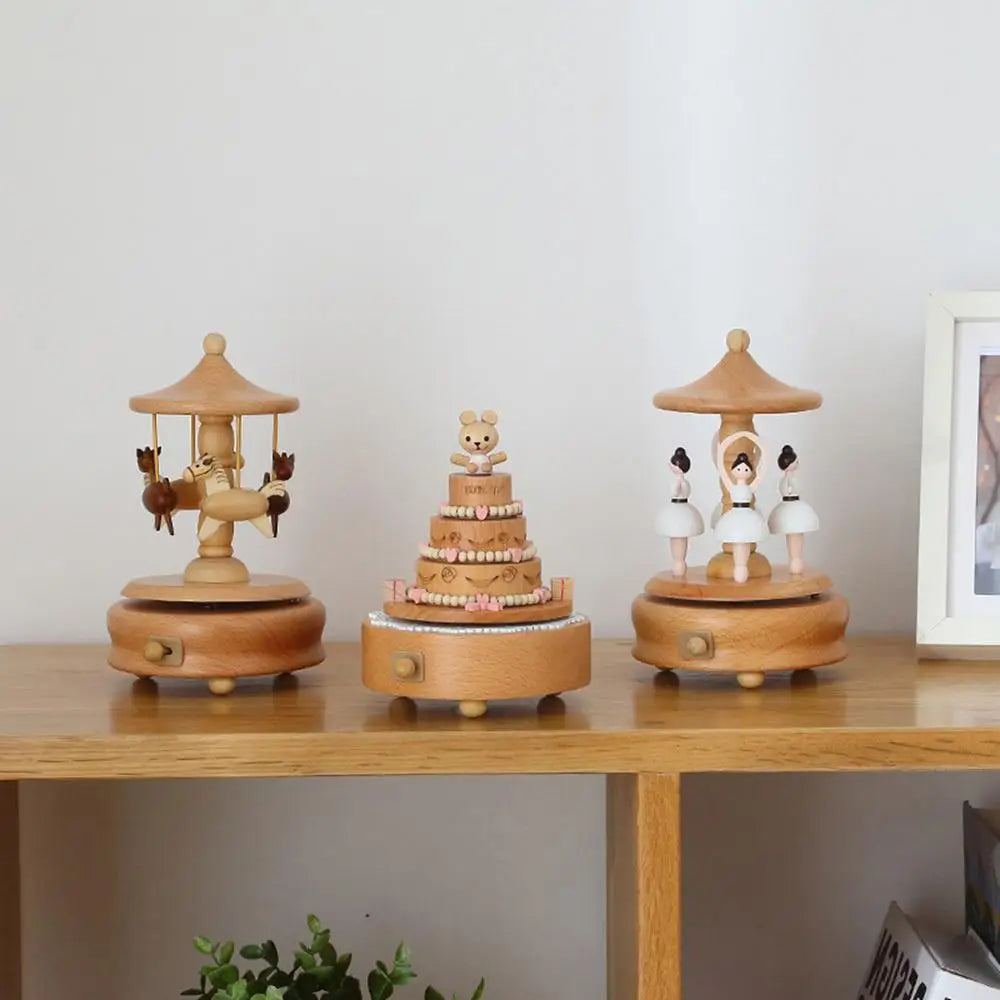 Vintage Wooden Music Box
