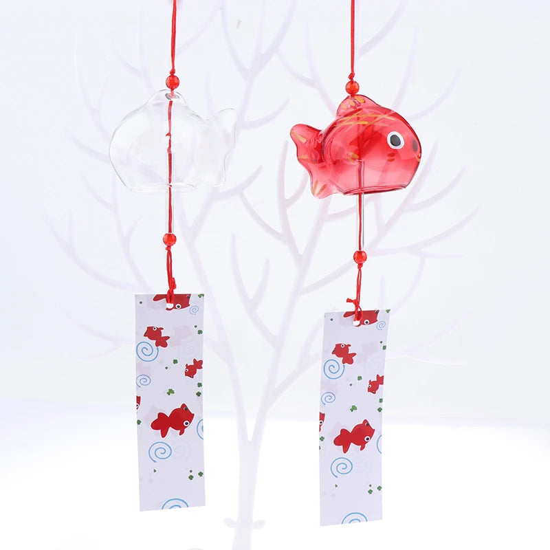 Japanese Goldfish Glass Wind Chime