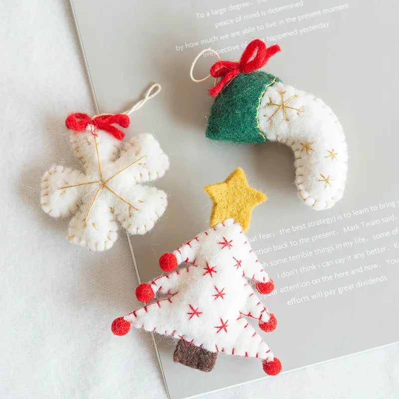 Wool Felt Christmas Ornaments