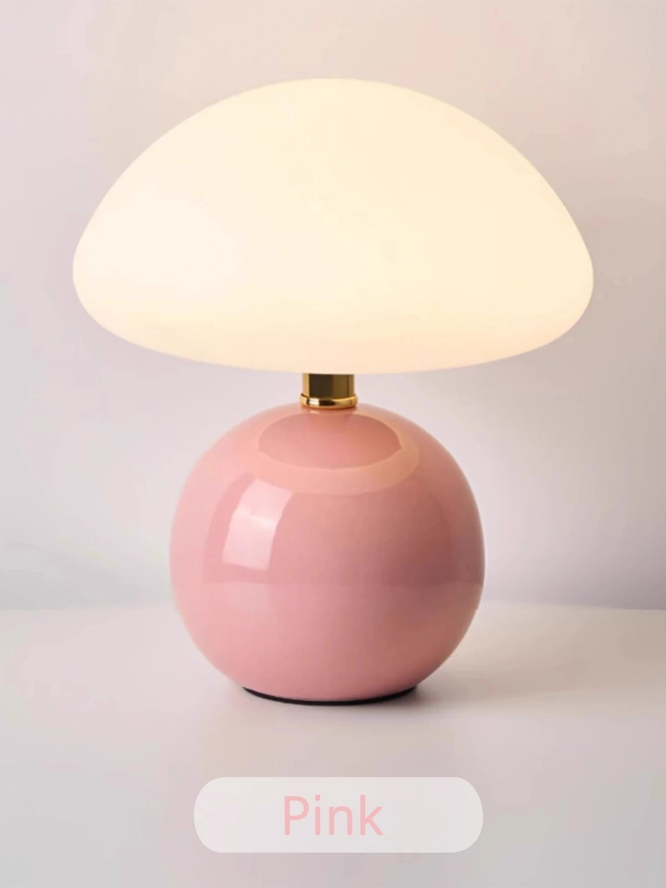 Colorful Mushroom Nightstand Lamp