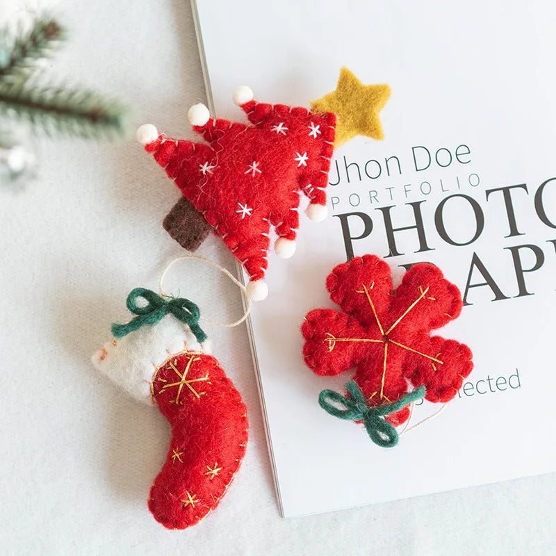 Wool Felt Christmas Ornaments