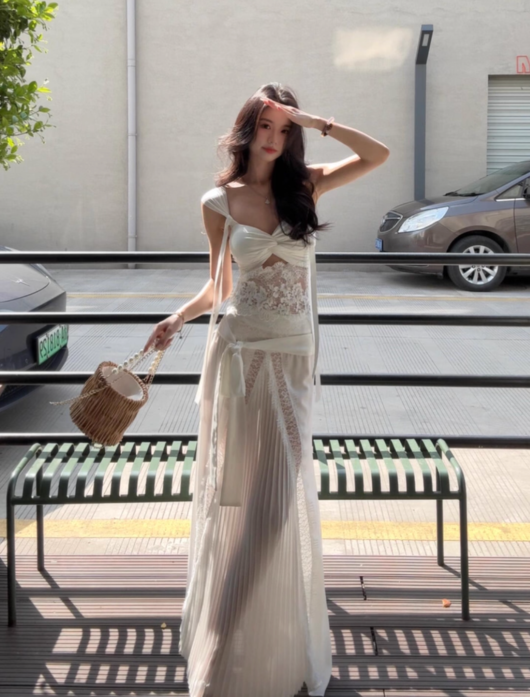 Boho lace dress Two-Piece Set