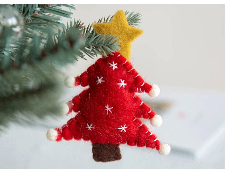 Wool Felt Christmas Ornaments