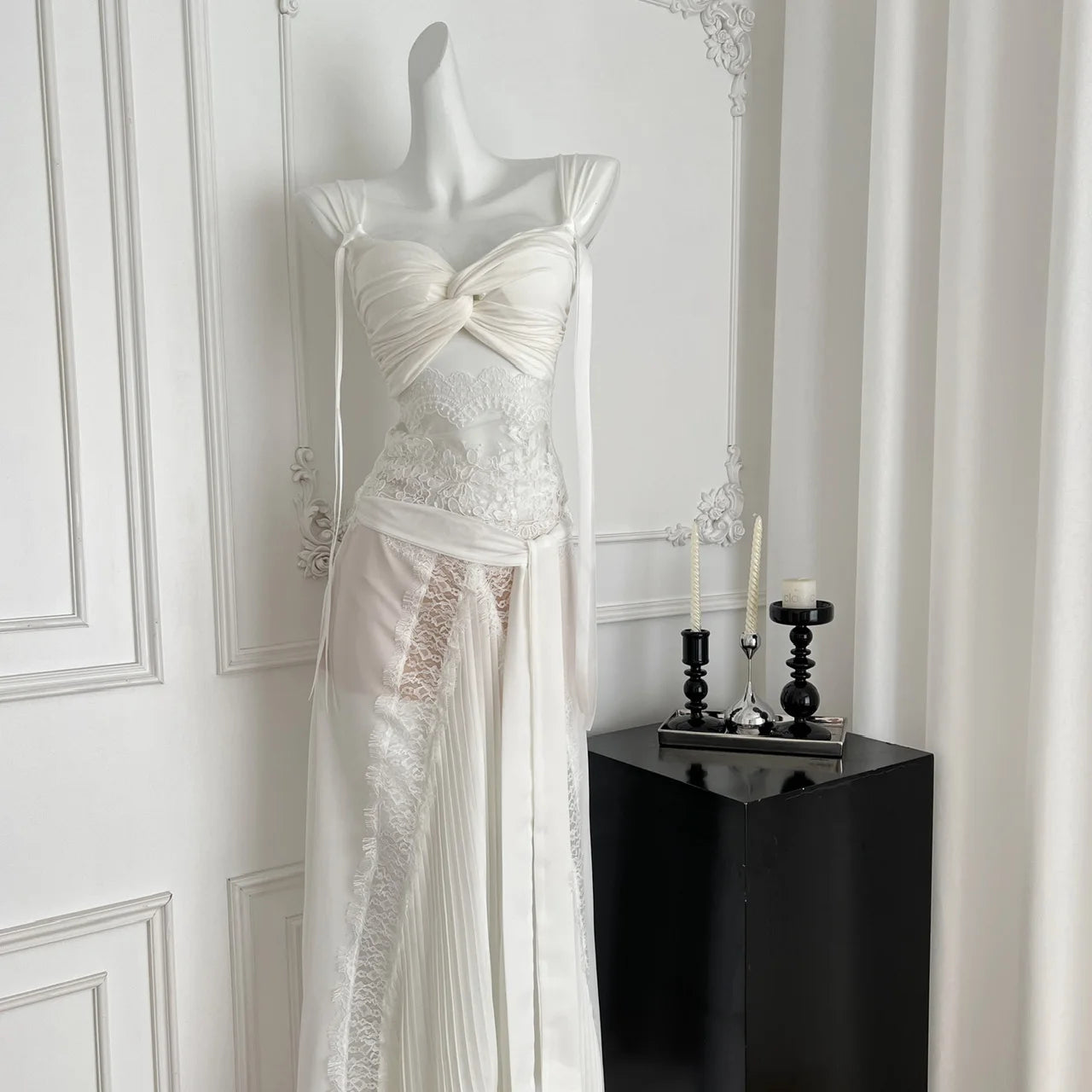 Boho lace dress Two-Piece Set
