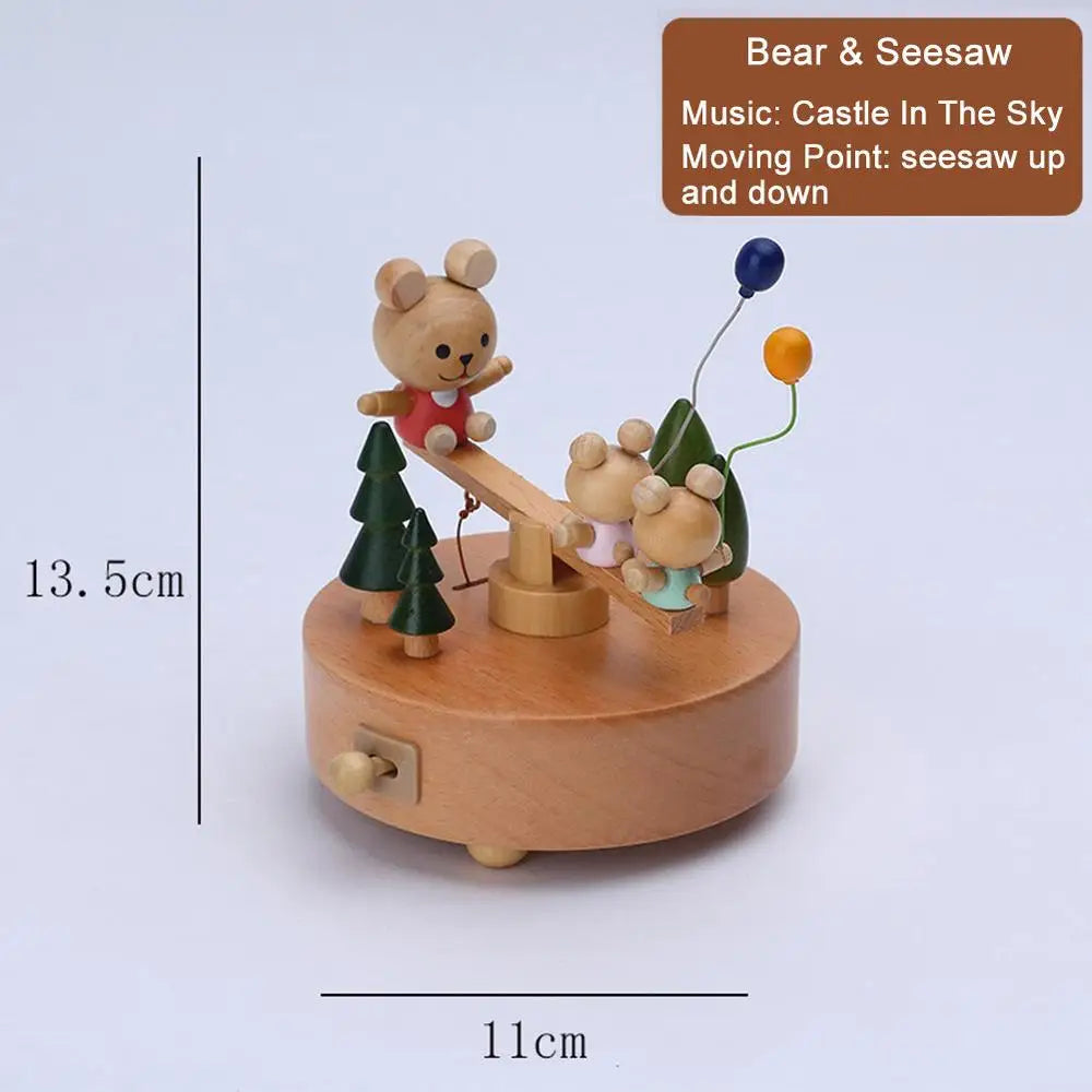 Vintage Wooden Music Box