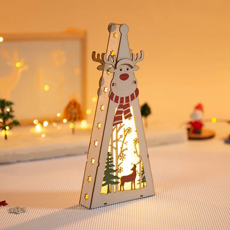 DIY Wooden Christmas Light-Up Ornament Kit