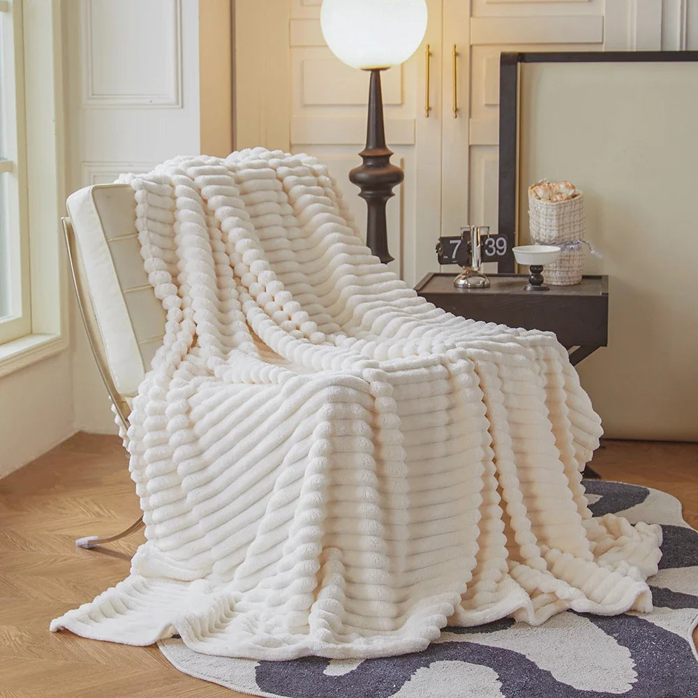 Soft Velvet Throw Fleece Blanket