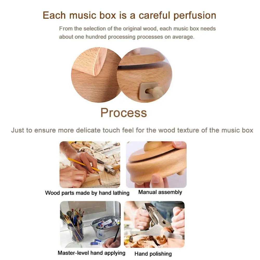 Vintage Wooden Music Box
