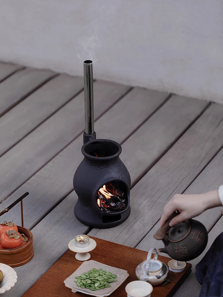 Coarse Pottery Charcoal Stove