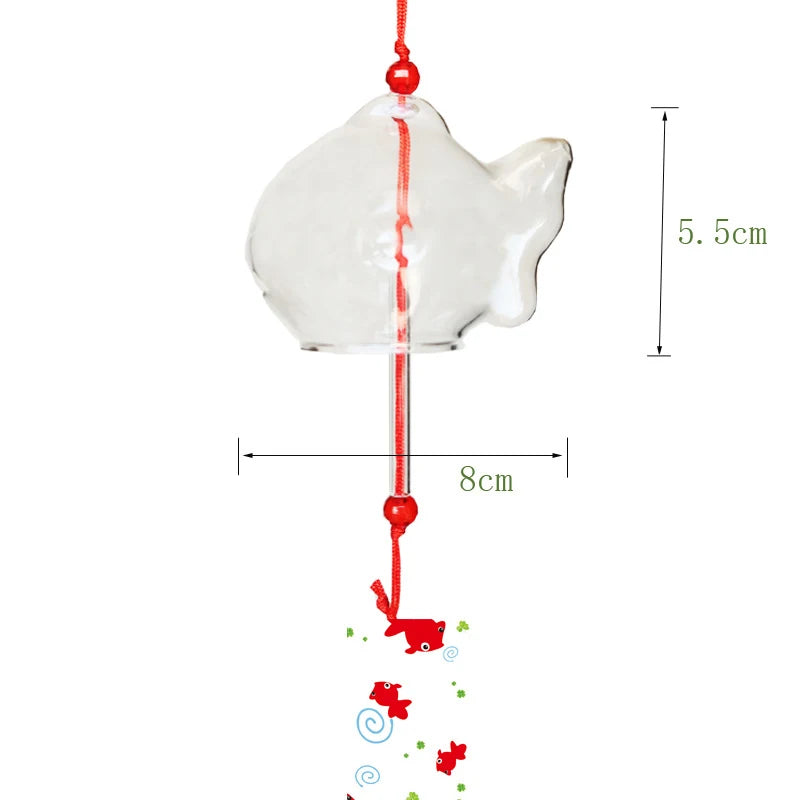 Japanese Goldfish Glass Wind Chime