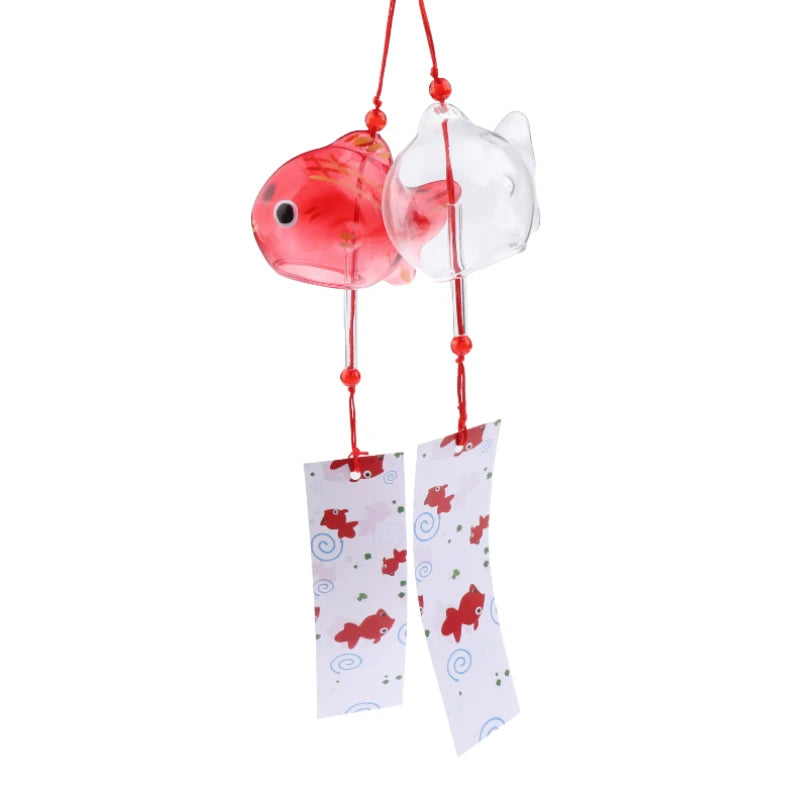 Japanese Goldfish Glass Wind Chime