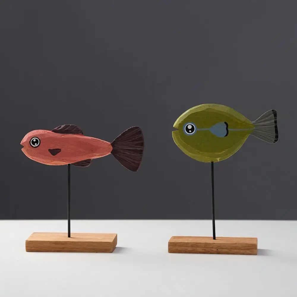 Nordic Wooden Fish Ornament