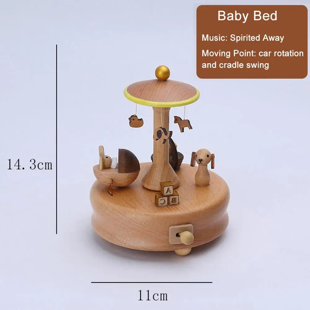 Vintage Wooden Music Box