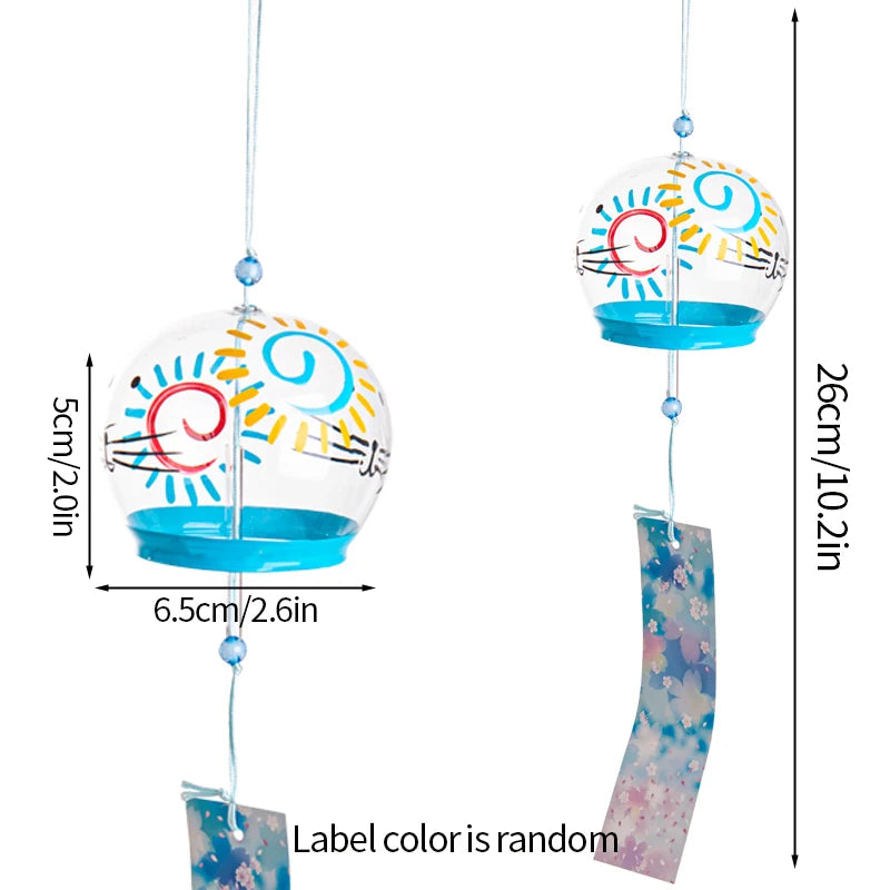 Japanese Sakura Glass Wind Chime