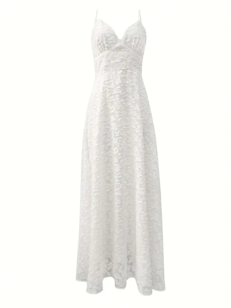 Elegant Tassel Maxi Dress