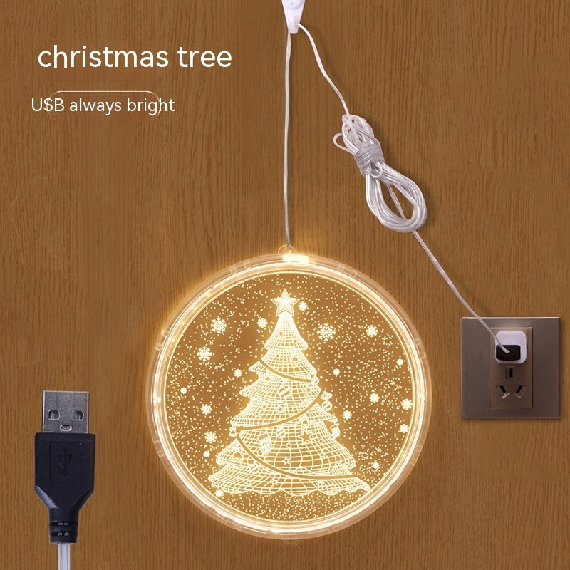 Round LED Christmas Ambience Light