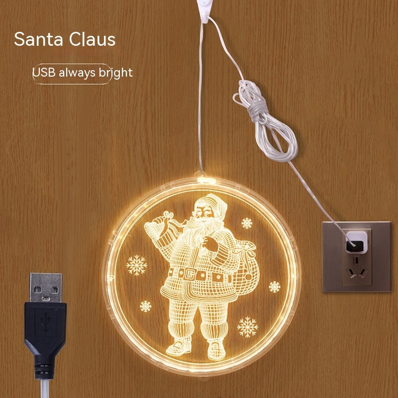 Round LED Christmas Ambience Light