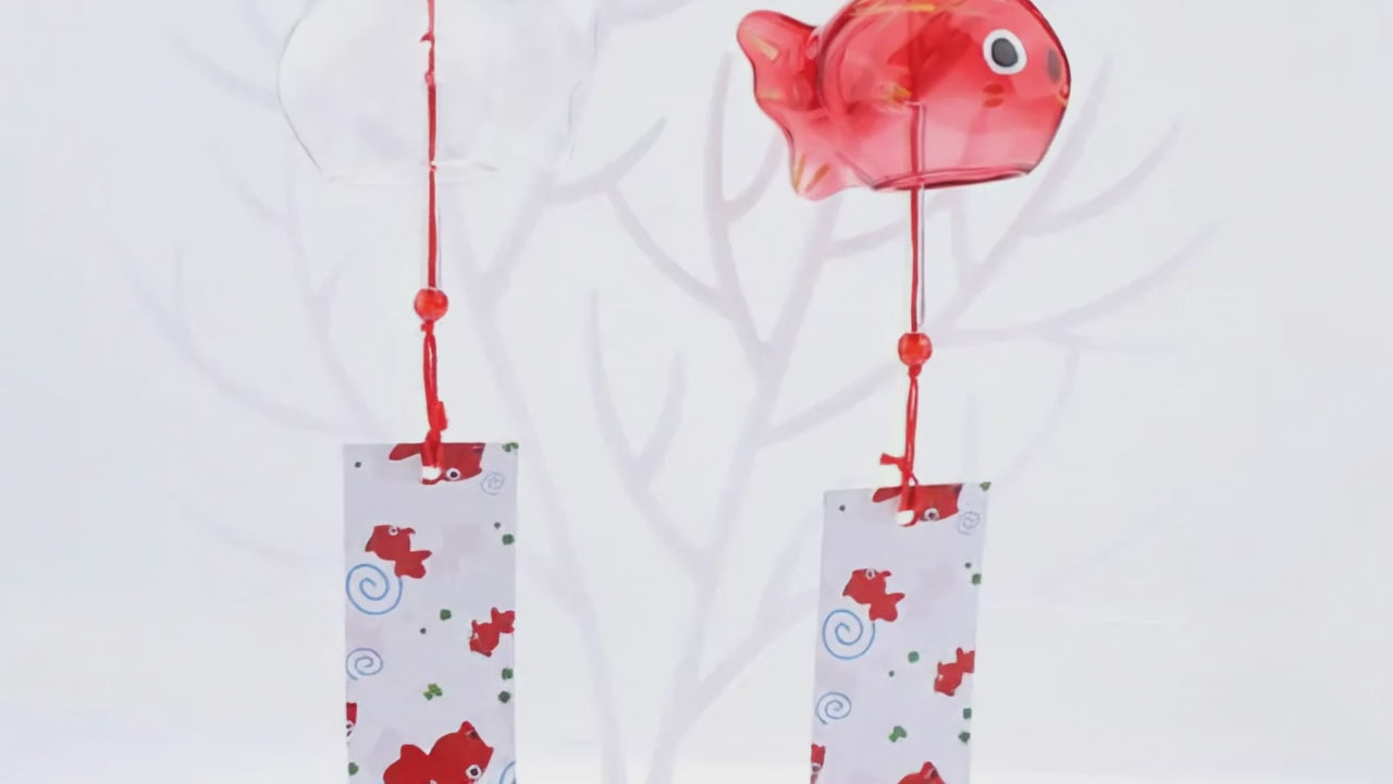Japanese Goldfish Glass Wind Chime